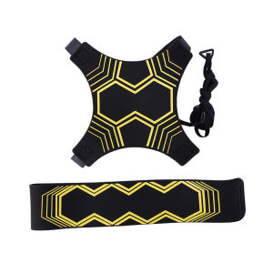 Welcomehome Football Kick Trainer Adjustable Soccer Ball Training Nylon Cloth Soccer Ball Solo Practice Elastic Auxiliary Fitness Equipment
