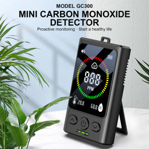 Portable Carbon Monoxide Detector Rechargeable Digital Carbon Monoxide Alarm Suitable for homes garages and offices etc.