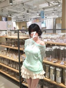 Mint Green V-Neck Hollow out Knitted Cover up Womens Spring Summer Sweet Holiday Style Outerwear Lace Sunscreen Coat