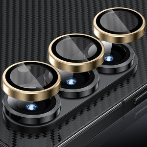 Vòng Kim Loại Hợp Kim Màu Sắc HD Với Kính Cường Lực 9H Bảo Vệ Camera Cho Samsung Galaxy Z Fold/Flip 8 Ultra 7 6 Nắp Bảo Vệ Ống Kính Chống Xước
