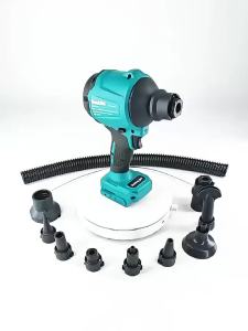 Makita | Makita DAS180 18V LXT Cordless Brushless Air Blower Inflator Tool With Nozzles For Home Workshop Surface Dust Clearing