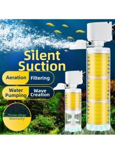 3 in 1 Aquarium Filter Water Purifier Fish Waste Collector