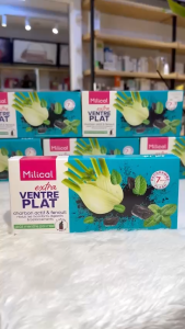 [CHÍNH HÃNG]Detox hỗ trợ đào thải mỡ thừa thải độc ruột Milical Extra Ventre Plat của Pháp hộp 7 ống