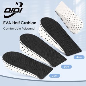 DIDI 1 Pair Height Increase Insoles 2-4cm Invisible Height Breathable Memory Foam Heel Lifting Inserts Shoe Pads Elevator Taller