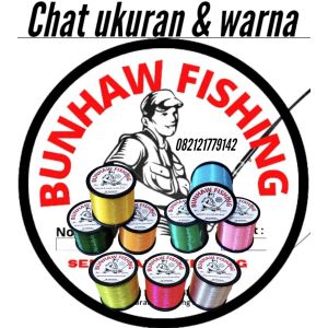 senar pancing BUNHAW 120rb dapat 3roll lentur kuat dan anti keriting siap pakai