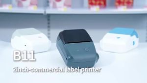 B11 Portable Thermal Printer Label Adhesive Sticker Printer Labeling Machine DIY 20-50mm Labels for Office Home Similar B1/B21