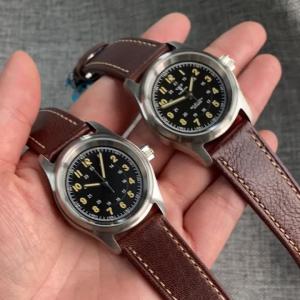 Tandorio 36mm Fashion 20BAR Automatic Dive Pilot Watch for Men Ladies NH35/PT5000/Miyota8215 Movt Sapphire Wristwatch Green Lume