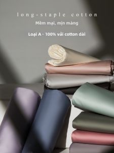 shui yang | Bộ Drap Cotton Sateen Sợi Dài Chất Lượng Cao