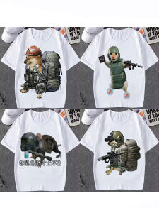 Áo Thun Ngắn Tay Thoáng Khí Dành Cho Thanh Thiếu Niên Có In Hoạt Hình Và Thiết Kế Cổ Tròn Uni Mặc Thường Ngày Cho Mùa Hè