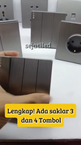Saklar Emas Gold Untuk Lampu Rumah isi 2 3 4