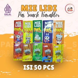 MIE LIDI KARAKTER VARIAN RASA VIRAL BERHADIAH ISI 50 PCS ECERAN 1000 (PAS SNACK)