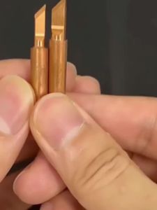 10 - Piece Copper Soldering Iron Tip Set Multi - Shape for Electronics & Hardware Welding