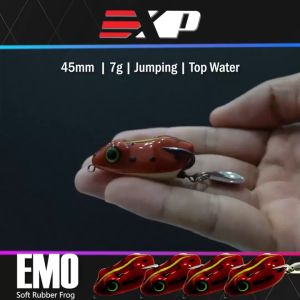 EXP EMO Frog Soft Rubber Frog Expert For Snakehead Hunter Haruan/Toman Bunga/Bujuk