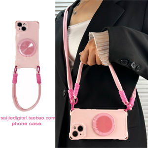 เคสโทรศัพท์มือถือแบบซิมมั่นคงพร้อมสายสะพายข้างแบบหมุนได้พร้อมขาตั้งแบบหมุนได้สำหรับ Vivo IQOO Neo9/8/7/6/5 พร้อมรูที่แขวน