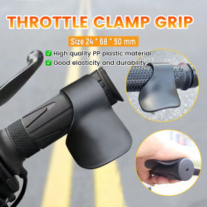 Ellebreen Motorcycle Throttle Grip Booster Handle Plastic Clip Grips Clamp 1Pc