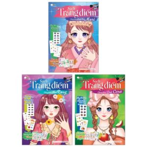 Combo Sách Trang Điểm - Công Chúa Nhật Bản Mori Công Chúa Quả Cara Công Chúa Hoa Rosy (3 Cuốn)
