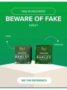 Original IAM AMAZING PURE ORGANIC BARLEY(10Sachet/Box)