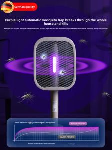MONLEYTA | German 2025 New Rechargeable Electric Mosquito Swatter Strong Foldable Automatic Induction High End Mosquito Killer Lamp For Pregnant And Infants