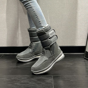 Winter Thickened Warm Mid-Calf Snow Boots Women Casual Outdoor Anti-Slip Waterproof Cotton Shoes for Students And Adults