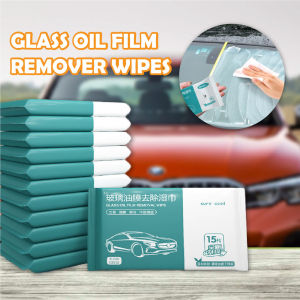 Wahaha Glass Oil Film Remover Wipes Glass Car Window Cleaner Windshields Cleaner Watermark Remover Car Glass Lap Penyingkiran Filem Minyak Kaca 玻璃油膜去除湿巾 玻璃去油膜湿巾 汽車鏡子去油