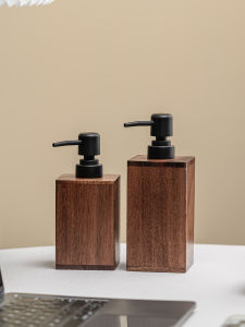 Bình Đựng Sữa Rửa Mặt Bằng Gỗ Sáng Tạo Cho Khách Sạn Bình Đựng Dầu Gội Đầu Bình Đựng Kem Dưỡng Ẩm Bình Đựng Mỹ Phẩm Mẫu Dùng Thử