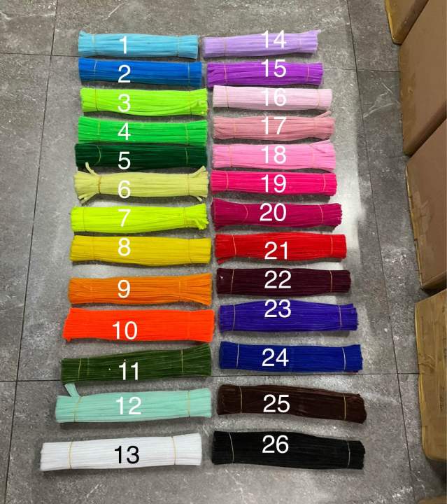 d2112 Kẽm nhung - kẽm lông tạo hình , làm hoa bó 95 - 100 sợi dài 30cm ...