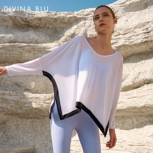 DIVINA BLU | Elegant Yoga Workout Jacket