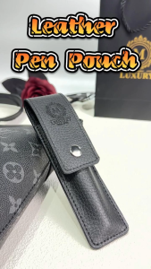 Pen Pouch Leather Pen Holders Portable Creative Business Design Pen Case