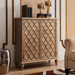 American Idyllic Style Solid Wood Shoe Cabinet Living Room Balcony Storage Locker Entrance Entrance Cabinet Shoe Cabinet Complete Set