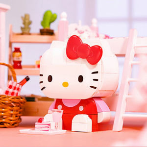 Blok Bangunan Mainan S-an/ri-o Figure Series - Bricks Bongkar Susun Brick Block Blocks Mainan Edukasi Anak dan Dewasa DIY Puzzle