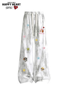 CHARLES JANGS HAPPY HEART | Stars Printed Loose Comfortable Pants
