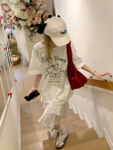 SUSHOUWANGE | Leisure Cartoon Print Loose T-Shirt Women
