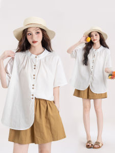 Chic & Gentle Design Short Sleeve Top and Shorts Set For Women