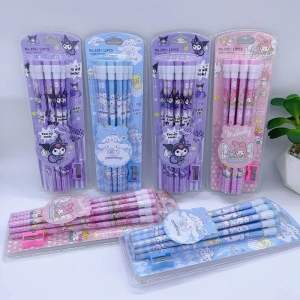 Sanrio cartoon pencil special HB with eraser students non-toxic kindergarten high-value pencil