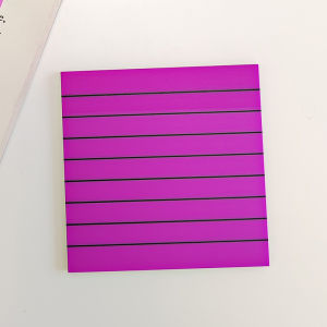 Transparent Horizontal Line Sticky Notes Strong Adhesive Correction Office Supplies Large Size Colorful Memo Paper