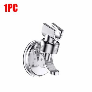 1-4Pcs Strong Vacuum Suction Cup Shower Rack Adjustable Handheld Shower Head Wall Mount Holder Rotating Bathroom Shower Base