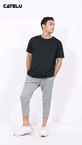 CATELU Celana Training 7/8 Abu Muda - Trackpants Deva