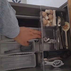 💟SOLUTION65💟 PET Expandable Drawer Organizer Trays Drawer Divider Organizers Box Cosmetics Organizer Trays Stationery Organizer Box Desk Drawer Organizer Trays Kitchen Drawer Organizers Trays Kitchen Utensils Sorting Trays Drawer Organizer Box