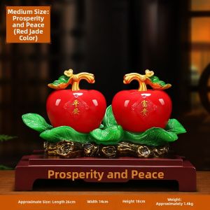 Ji Shanyuan | Lucky Wealth Attraction Pumpkin & Persimmon Ornaments