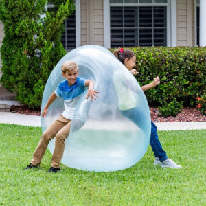 Inflatable Elastic Ball Kids Blow Up Balloon Toy Children Outdoor Soft Air Water Filled Bubble Ball Fun Party Game Summer Gift