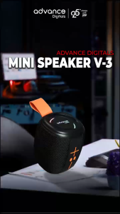 Portable Speaker Bluetooth Full Bass + LED RGB | Speaker Full Bass ADVANCE V-3