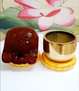 Bộ chuông mõ tụng kinh tại gia chuông mõ cầm tay 3.6in