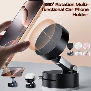 Multi-Functional Car Phone Holder Powerful Vacuum Adsorption Foldable Phone Holder 360° Rotation Lazy Holder