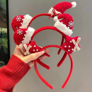 Christmas Themed Hairband Womens New 2026 Fashionable Hair Accessories Childrens Hair Clip Holiday Costume Props Hair Buckles