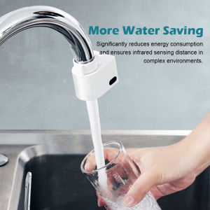 Xiaoda Smart Sensor Water Saver Infrared Sensor Automatic Water Energy Saving Device Kitchen Nozzle Tap Anti-overflow USB Charging 感应节水器