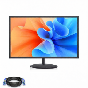 24 Inch Ultra-Thin IPS Monitor 1920x1080 Full HD Resolution Desktop Computer Display Screen with HDMI USB And VGA Interfaces
