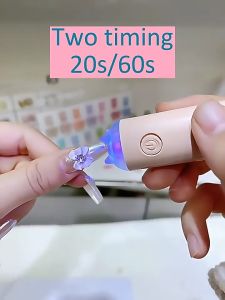 New Design Handheld Mini Nail Lamp Uv Led Portable Usb 3w Gel Led Light Mini Uv Nail Lamp One Finger