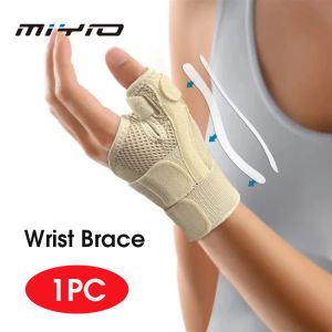 MIYIO 1Pcs Carpal Tunnel Wrist Brace for Women and Men - Wrist Splint for Hand and Wrist Support and Tendonitis Arthritis Pain Relief