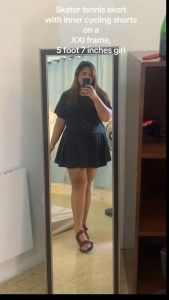 Plain Color Women Skort with Side Pocket Cycling Shorts Zumba Skirt for High Waist Plus Size Palda Pants Plain Skort 2-in-1   palda shorts for women Skater Skirt with Cycling Short for Woman Skorts Women Plus Size Pleated Skirt Zumba skirt outfit