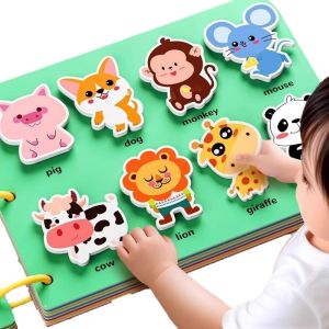 Quiet Early Education Cloth Book Baby Toy Magic Tearable Biteable Sticker Book Enlightenment for 0 to 6 Months Old Babies